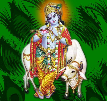 108 Names of Lord Krishna, Shri Krishna Ashtottara Shatanaamavali in telugu